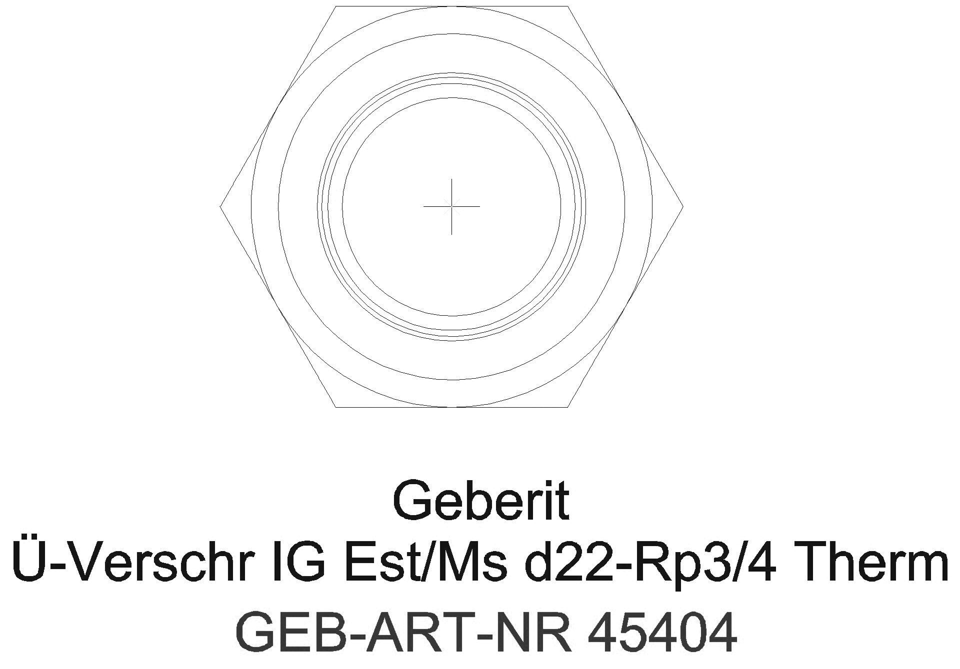 Geberit - GE Mapress Therm Übergangsverschr. mit IG d18-Rp1/2_45404_l