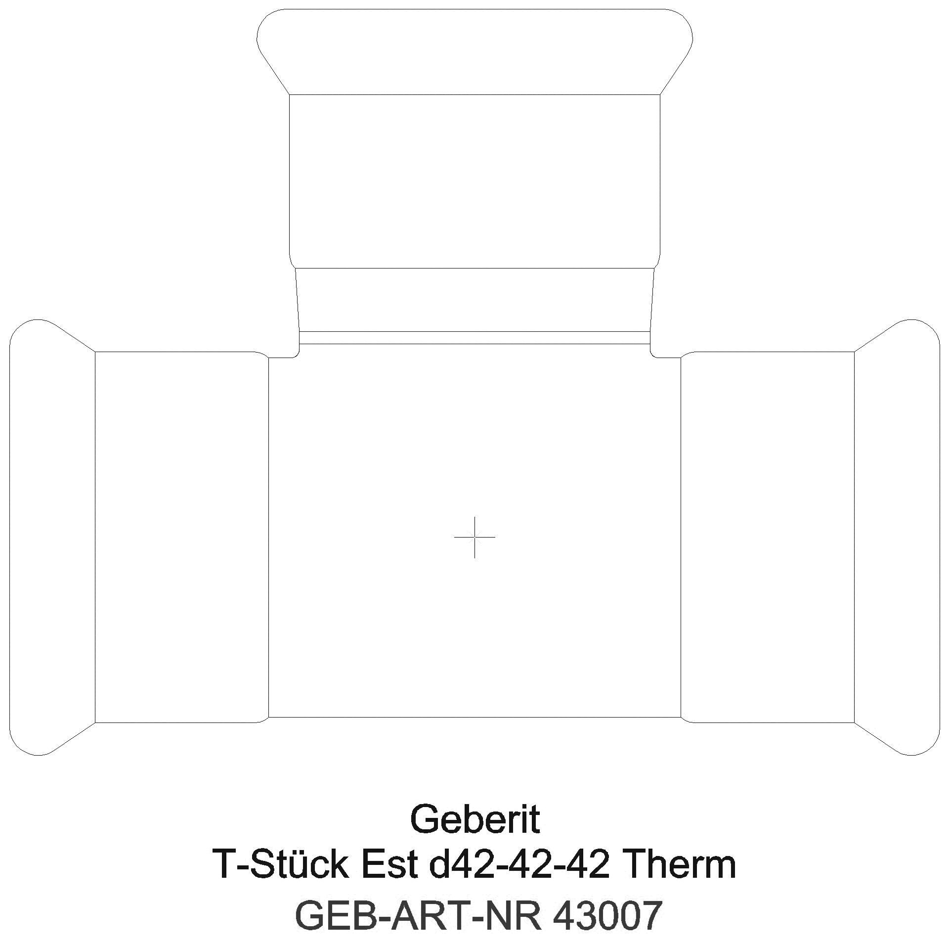 Geberit - GE Mapress Therm T-Stück egal d35-35-35_43007_a