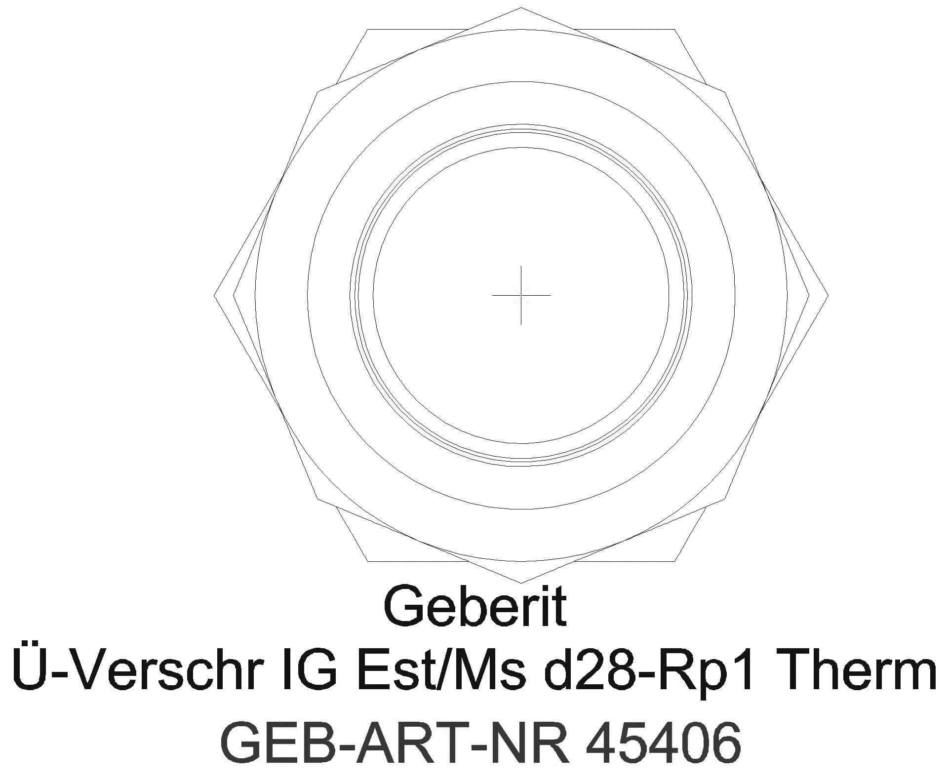 Geberit - GE Mapress Therm Übergangsverschr. mit IG d22-Rp3/4_45406_l