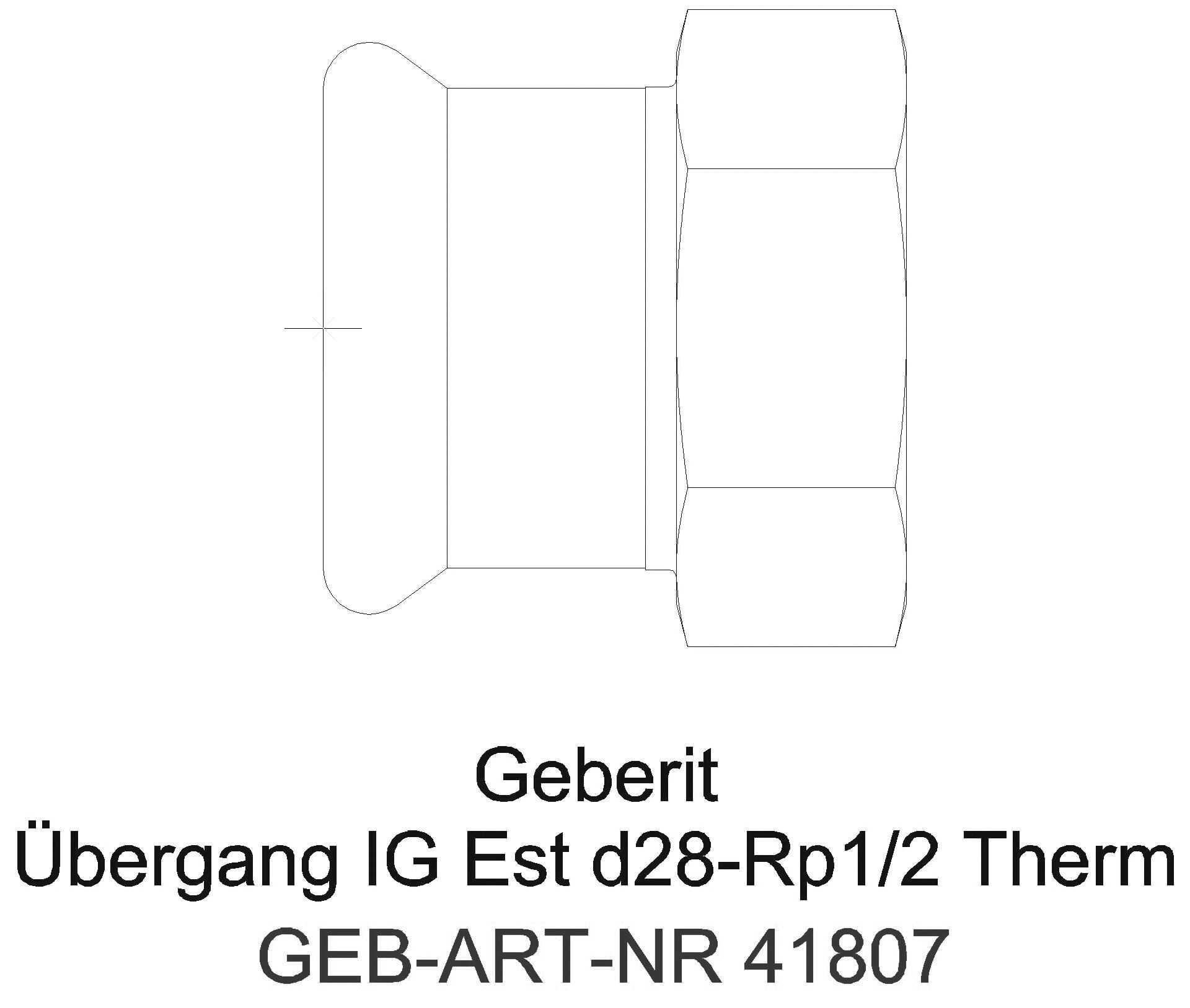 GE Mapress Therm Übergang mit IG d22-Rp3/4_41807_g