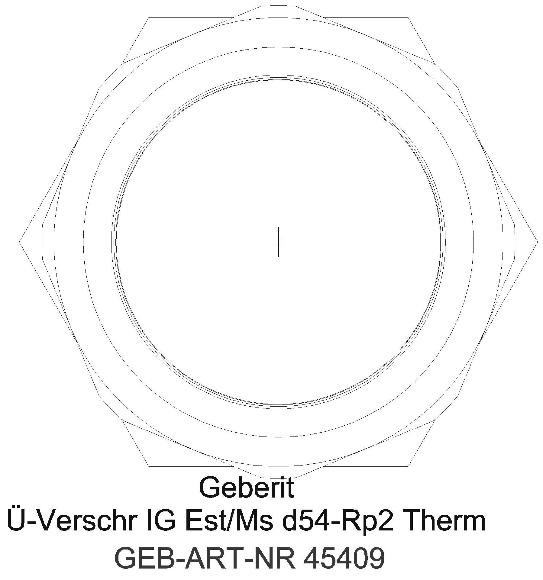 Geberit - GE Mapress Therm Übergangsverschr. mit IG d42-Rp1 1/2_45409_l