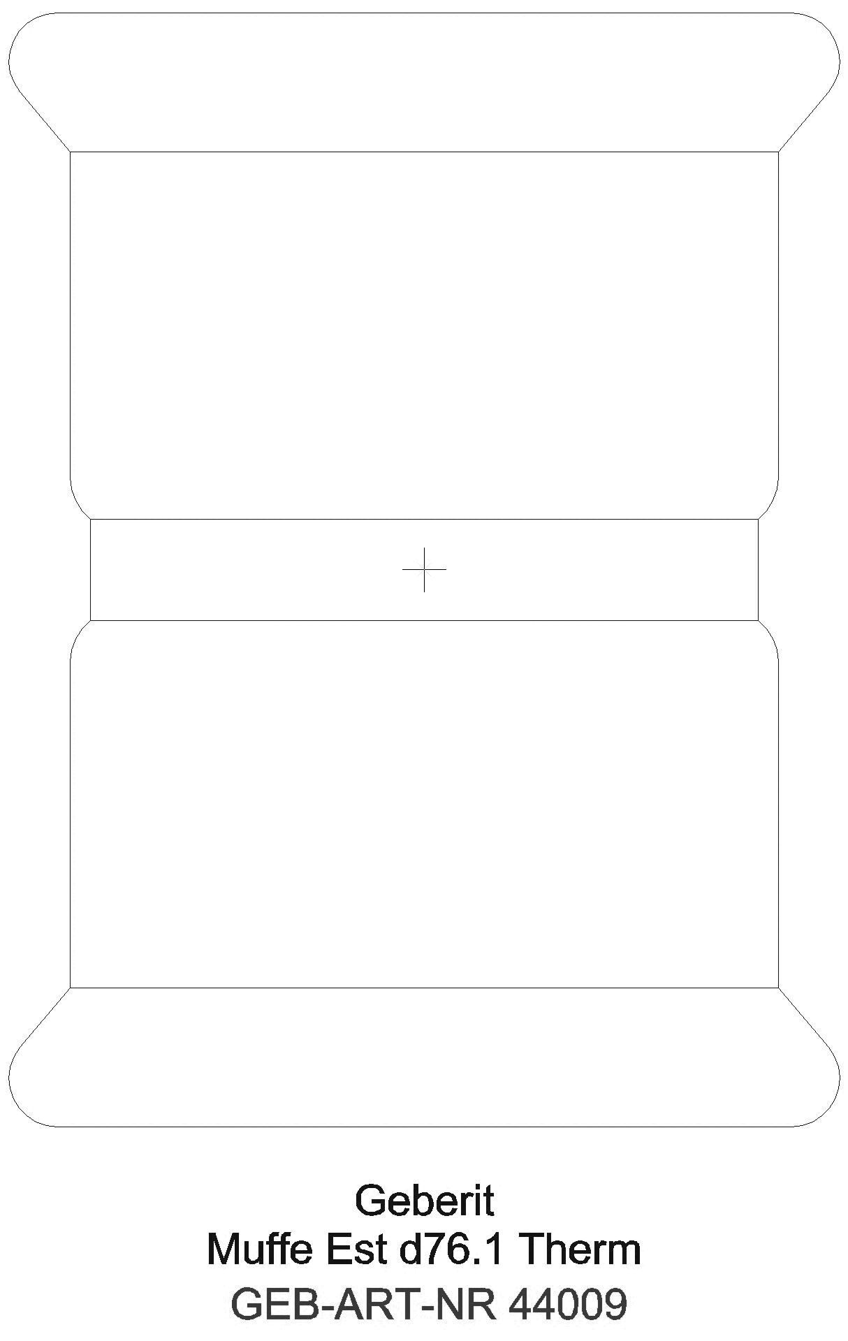 Geberit - GE Mapress Therm Muffe d76,1 _44009_g