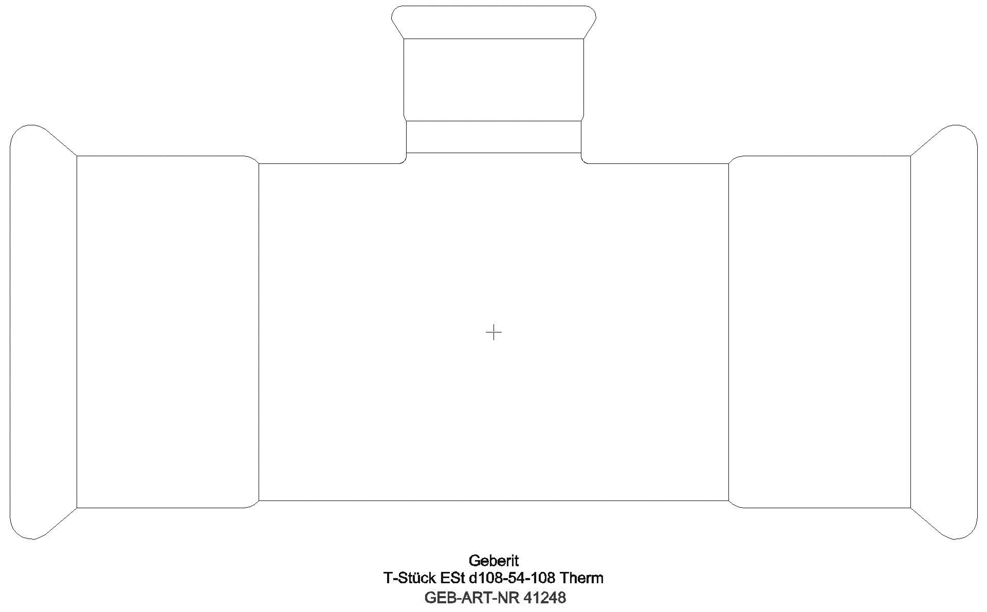 GE Mapress Therm T-Stück reduziert d108-35-108_41248_a