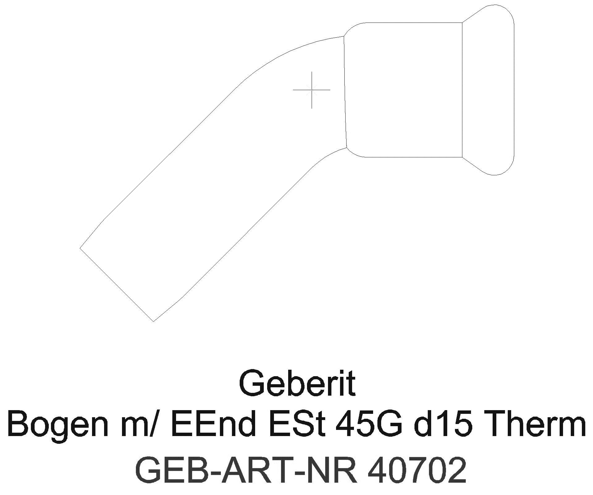 GE Mapress Therm Bogen 45Gr d15 d90/45 mit Befestigungsmat. etagiert_40702_l