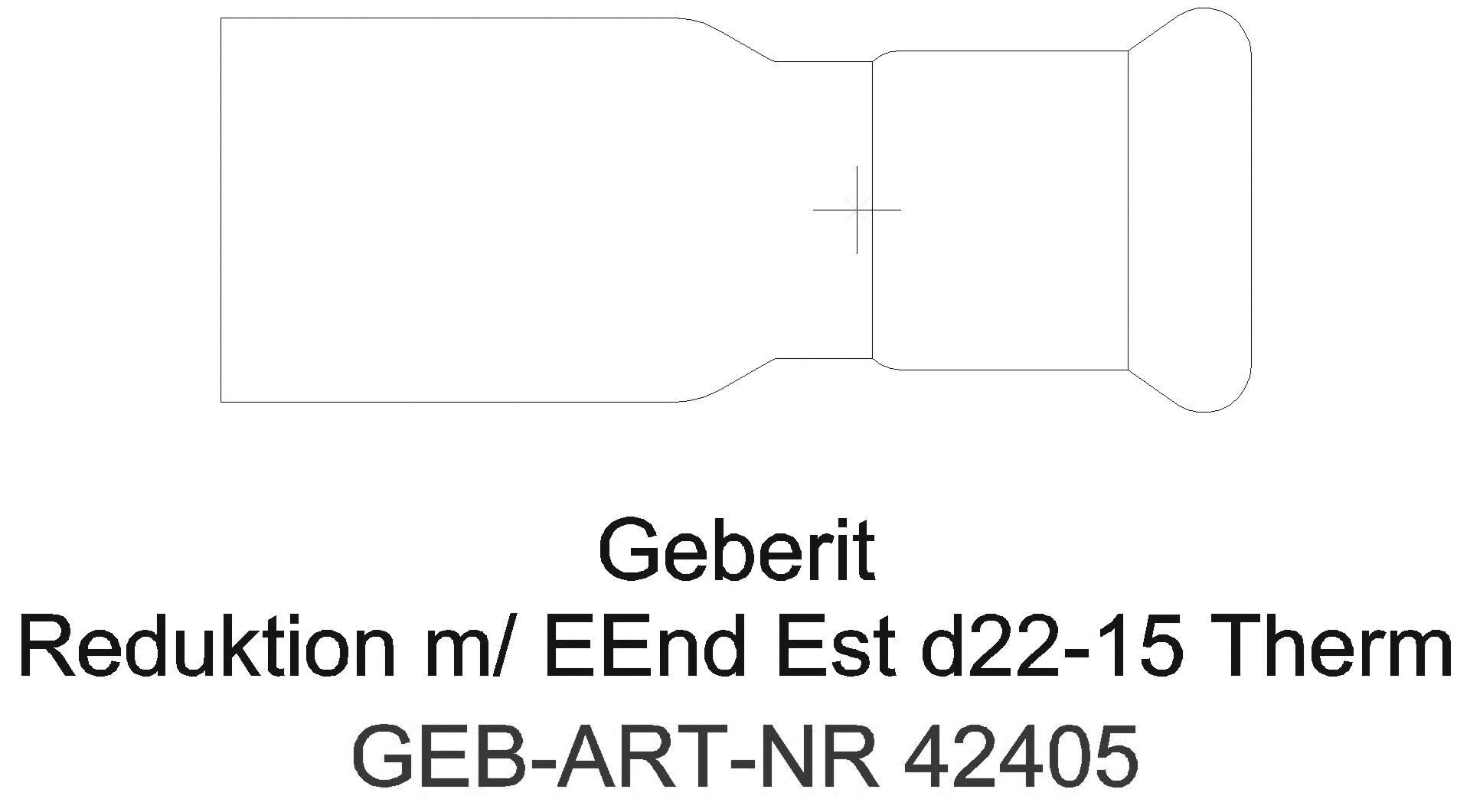 Geberit - GE Mapress Therm Reduktion mit Einschubende d18-15_42405_l
