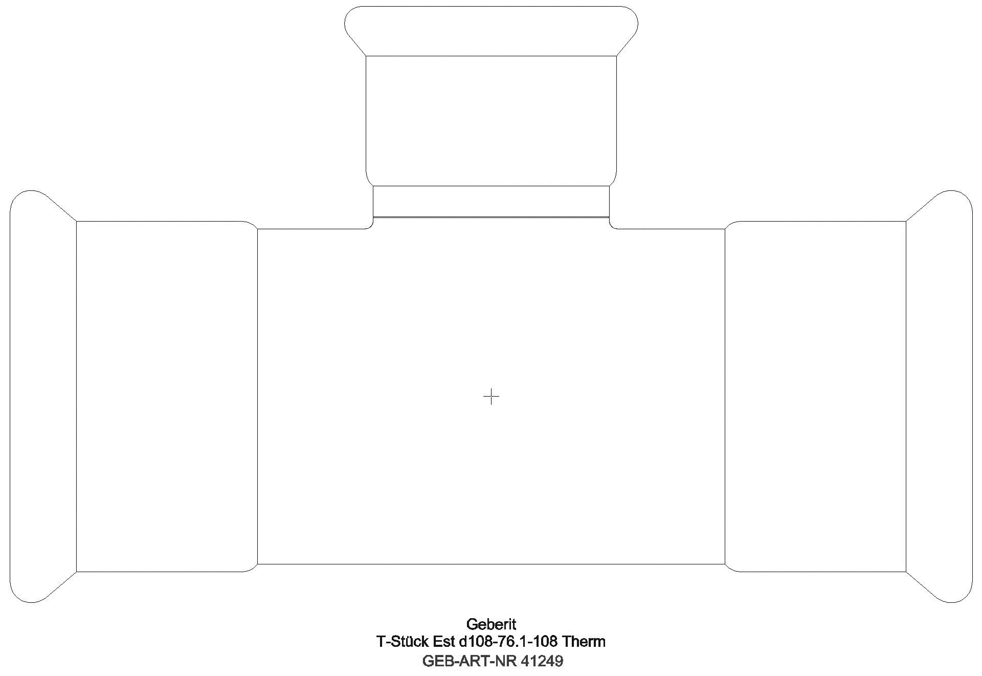 GE Mapress Therm T-Stück reduziert d108-54-108_41249_a