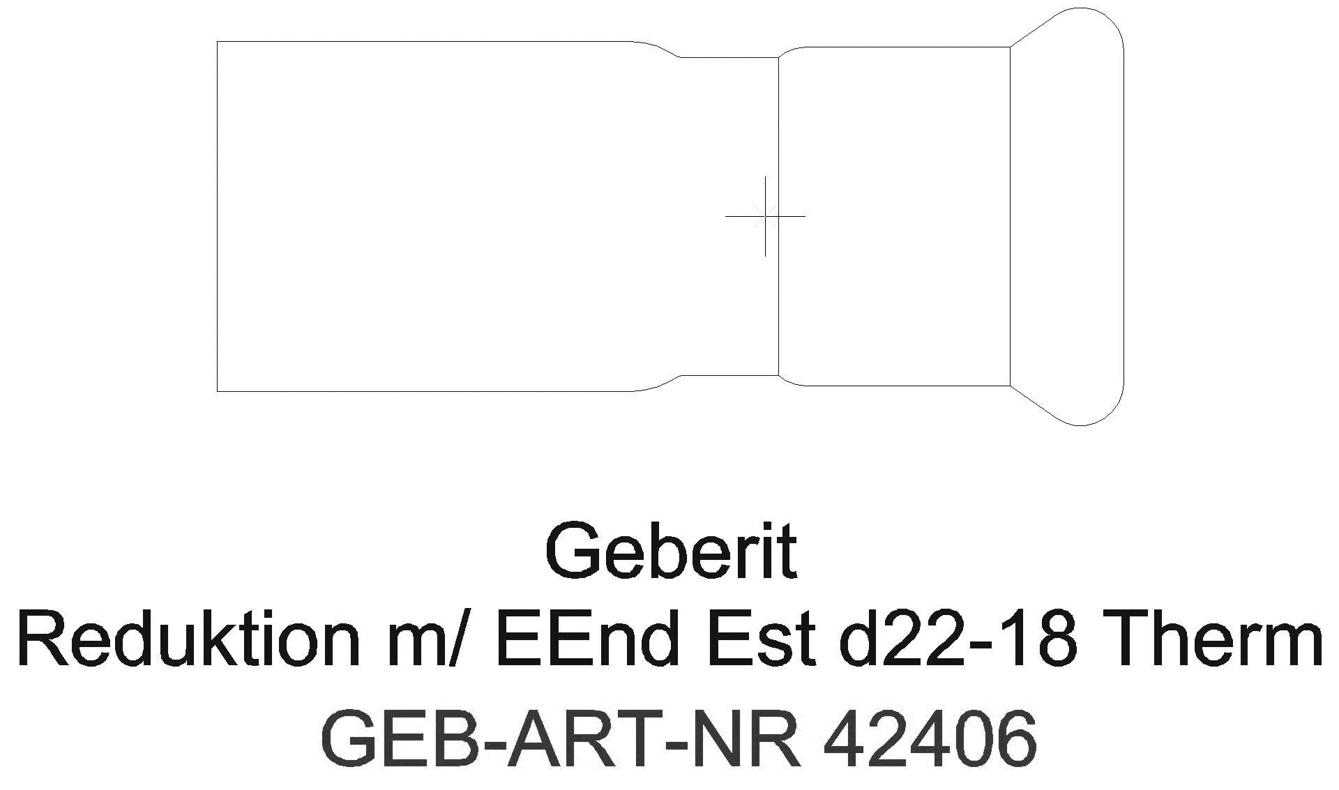 Geberit - GE Mapress Therm Reduktion mit Einschubende d22-15_42406_l