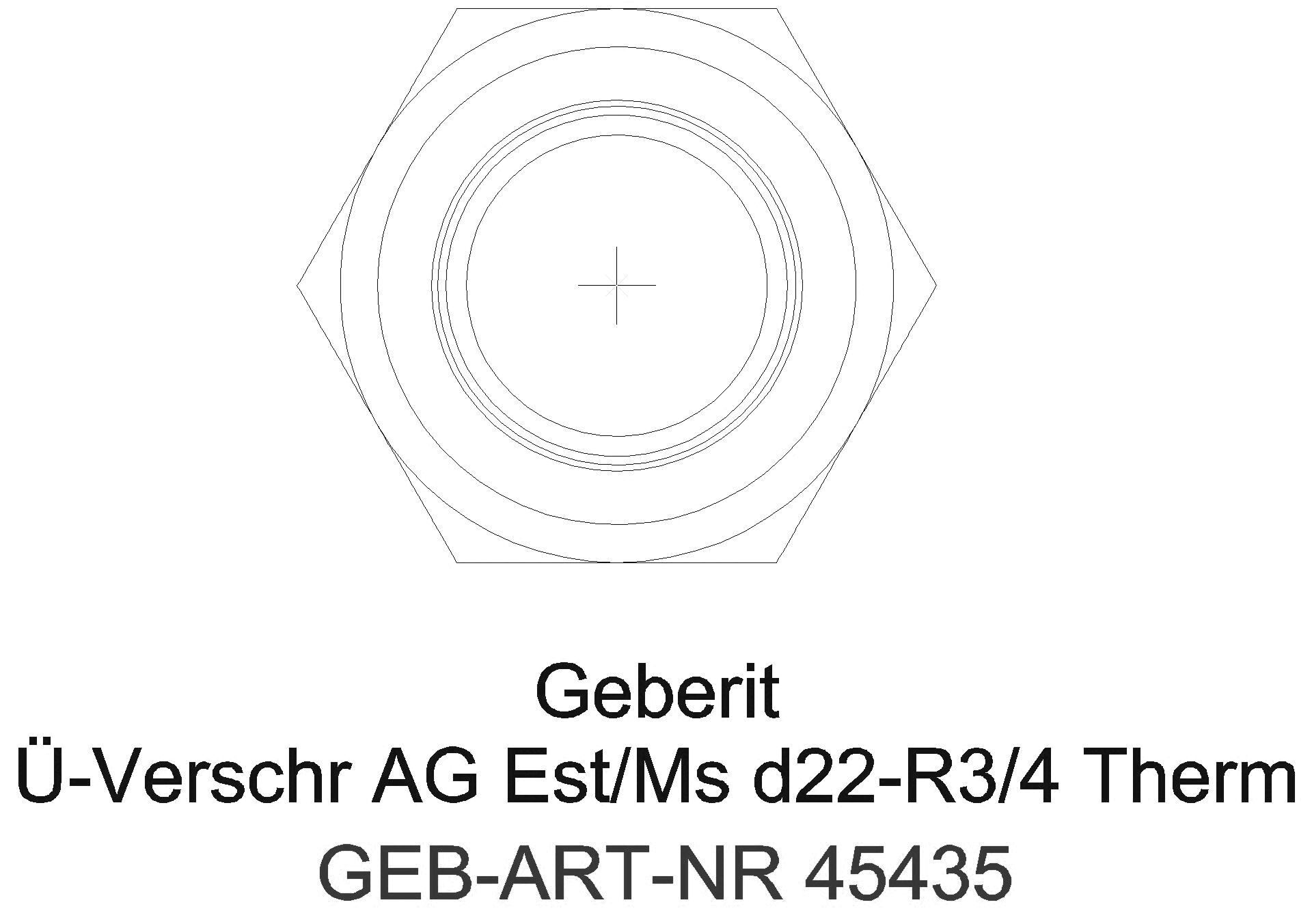 GE Mapress Therm Übergangsverschr. mit AG d15-R1/2_45435_l