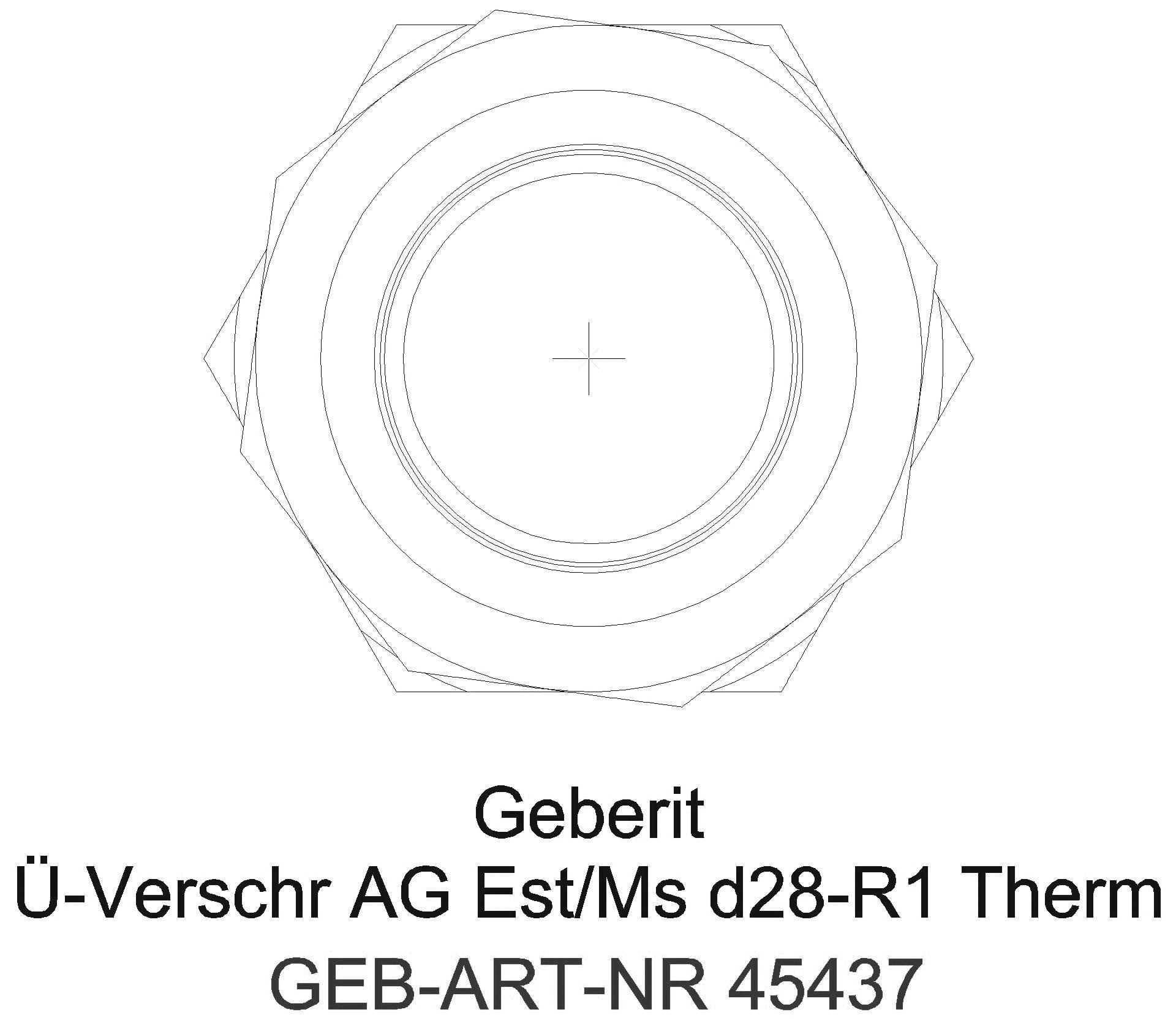 Geberit - GE Mapress Therm Übergangsverschr. mit AG d22-R3/4_45437_l