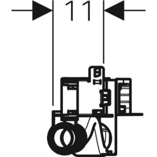 GE GIS Element für Dusche Geberit - GE GIS Element für Dusche