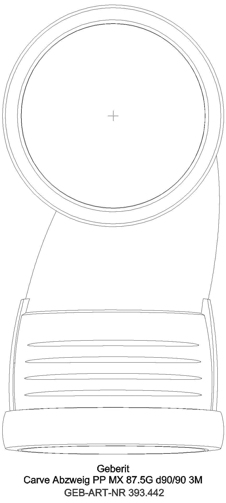 GE Silent-Pro Carve Abzweig 87,5Gr, d90/90_393442141_g