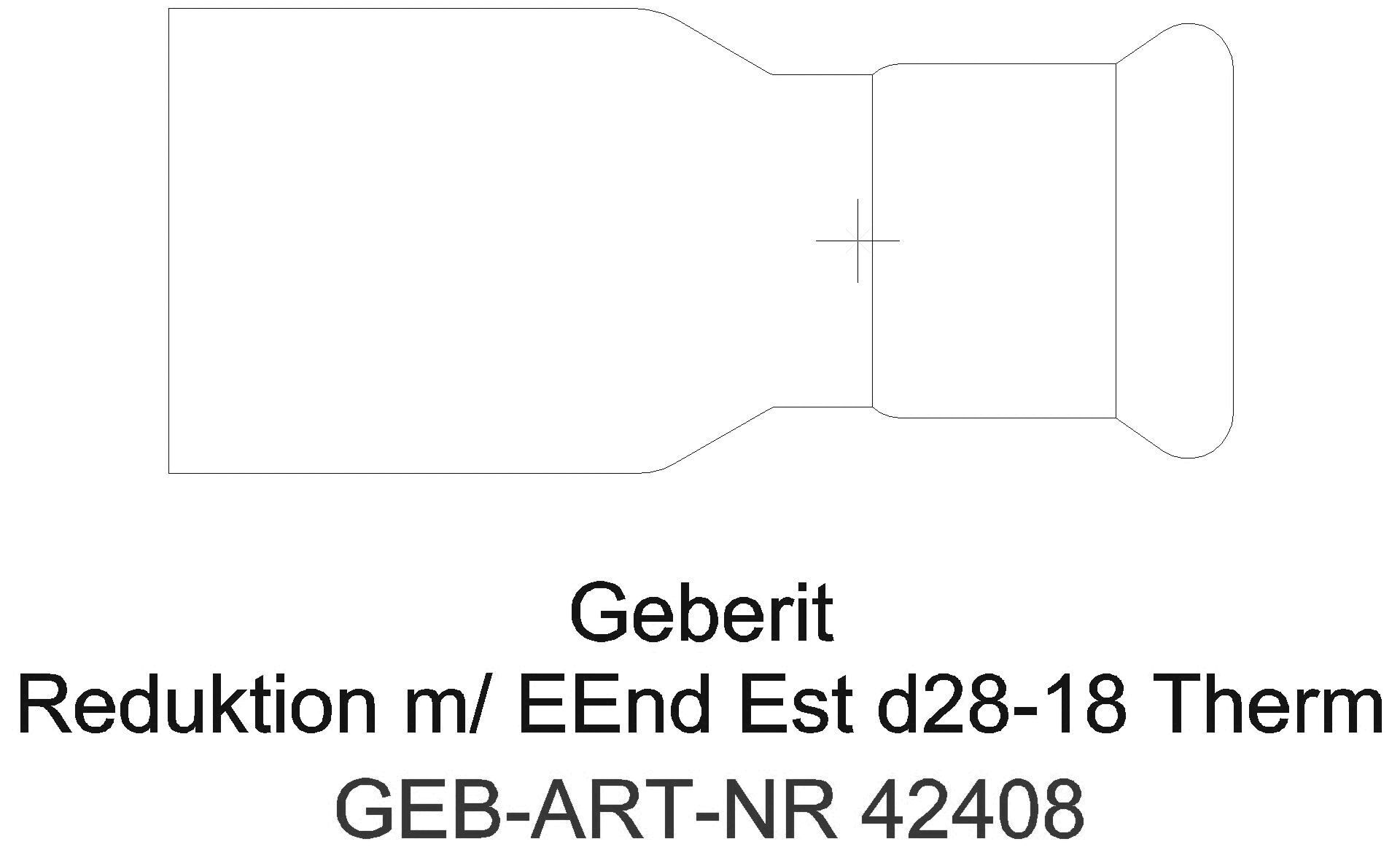Geberit - GE Mapress Therm Reduktion mit Einschubende d28-15_42408_l
