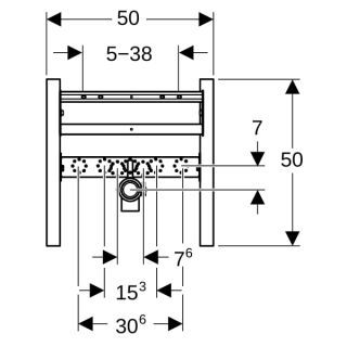 GE Duofix Traverse Geberit - GE Duofix Traverse
