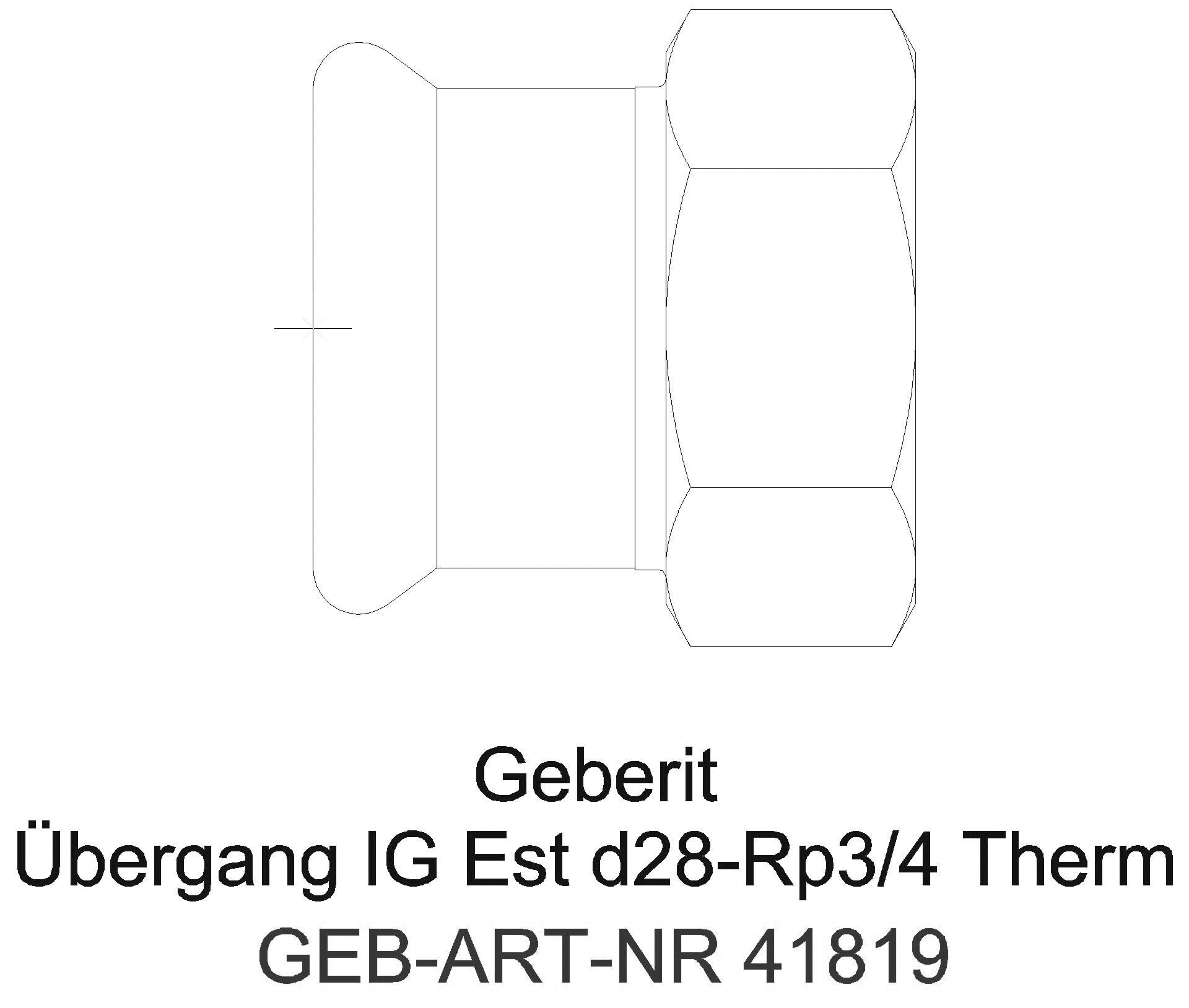 Geberit - GE Mapress Therm Übergang mit IG d54-Rp2_41819_g