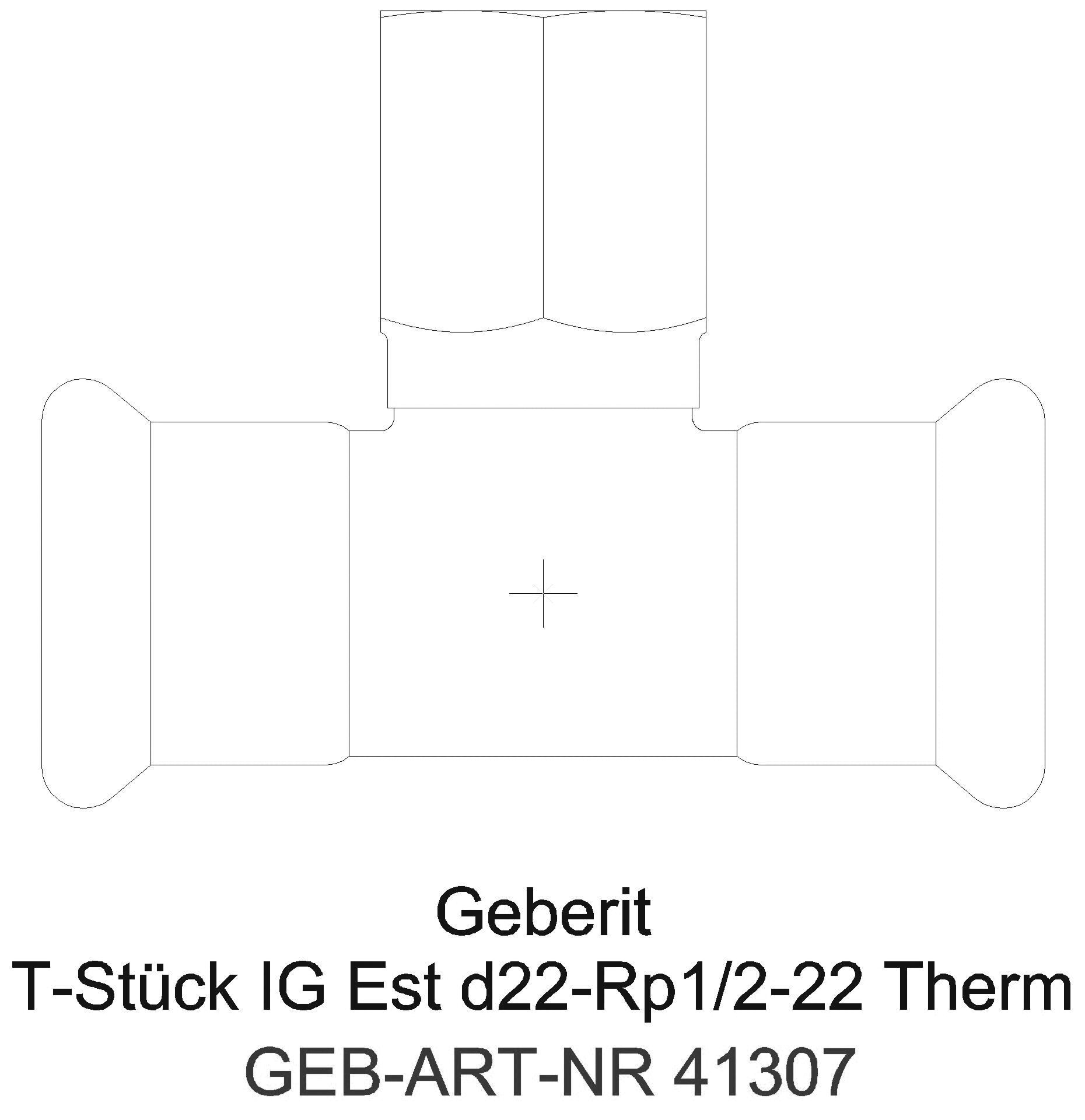 GE Mapress Therm T-Stück mit IG d18-Rp1/2-18_41307_a