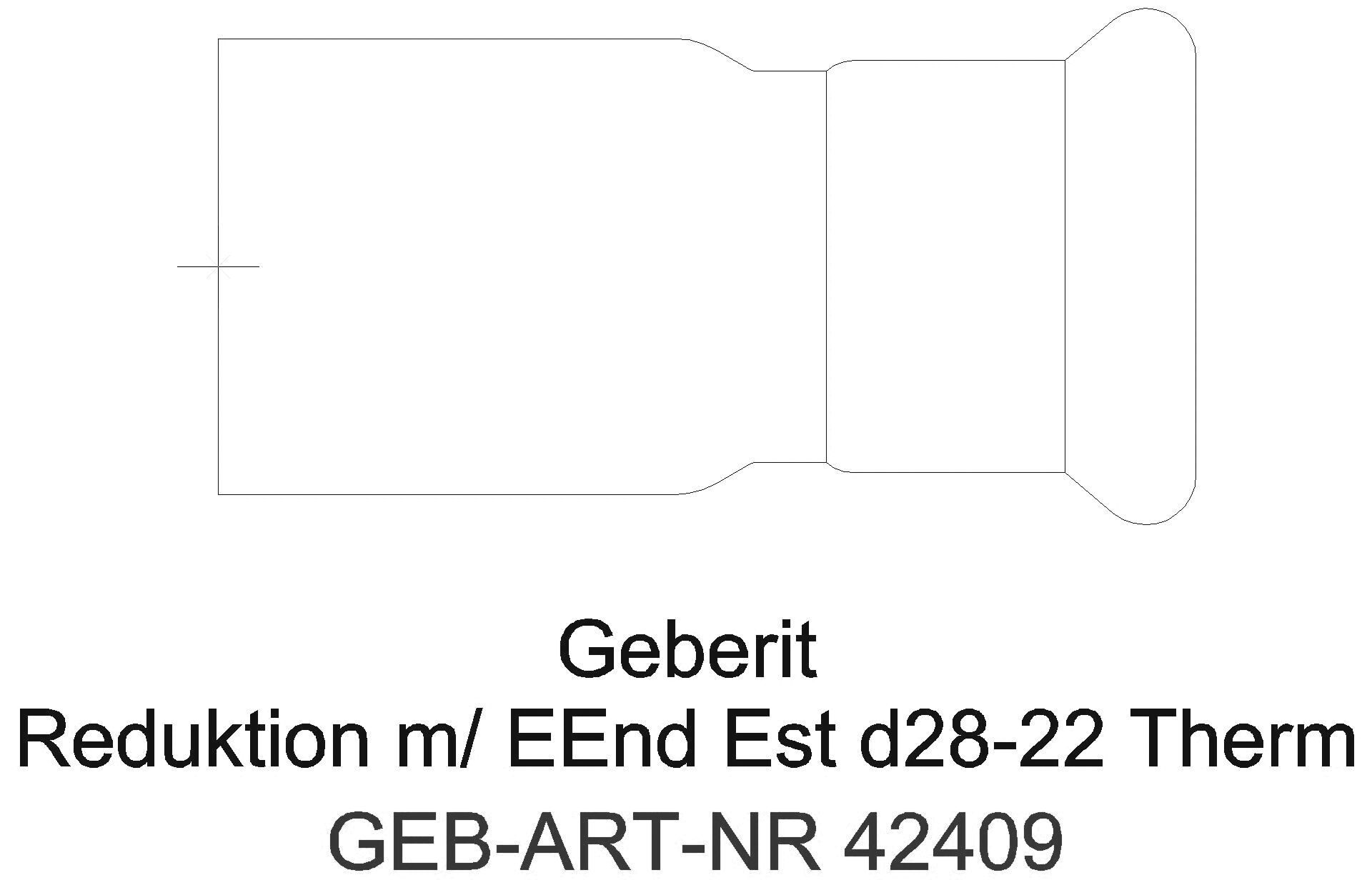 Geberit - GE Mapress Therm Reduktion mit Einschubende d28-18_42409_l