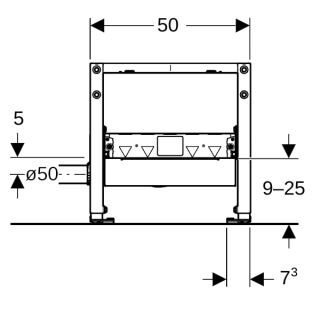 GE Duofix Element für Dusche Geberit - GE Duofix Element für Dusche