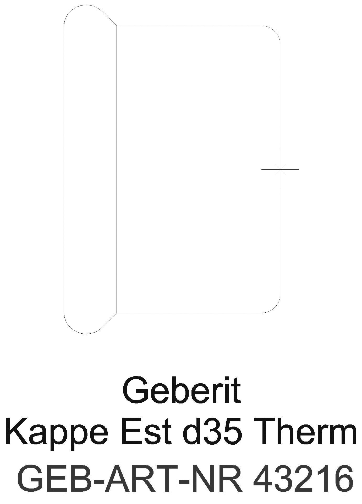 Geberit - GE Mapress Therm Kappe d35 _43216_a