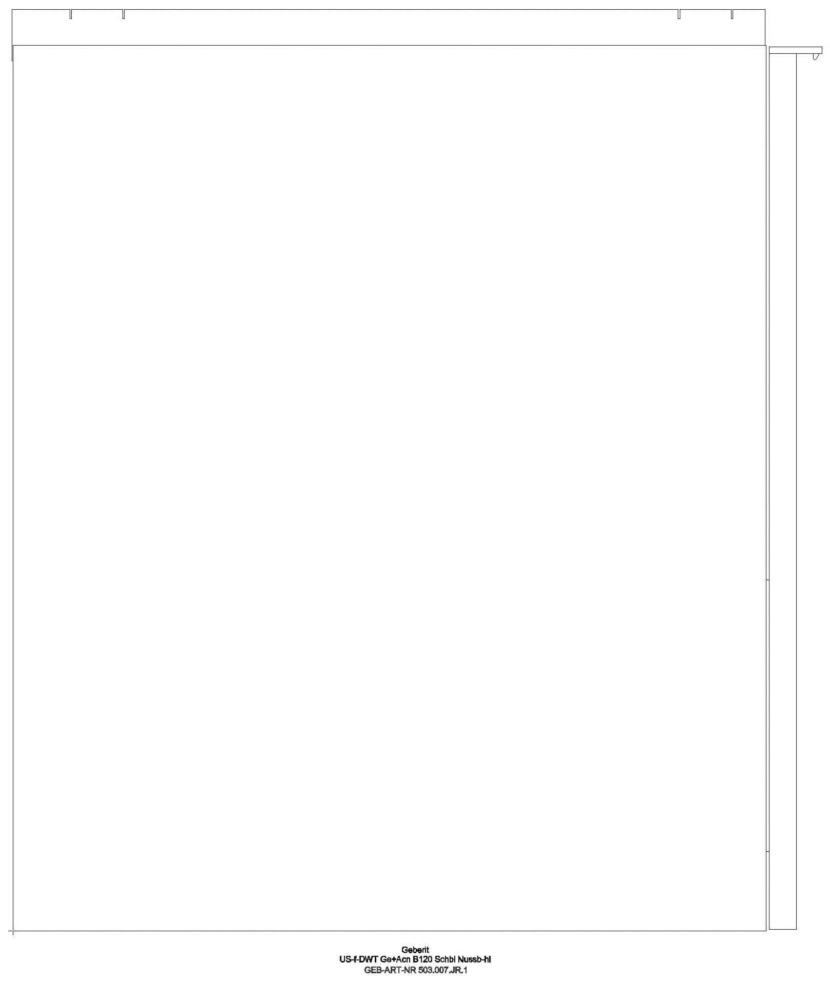 Acanto US für DWT B:120cm, 2 Schubl. 2 i.Schubl., Nussbaum_ge2s_503007jr1_l