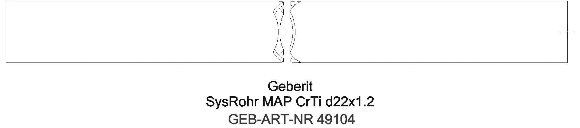 GE Mapress Therm Systemrohr CrTi d18x1 L:6m_49104_l