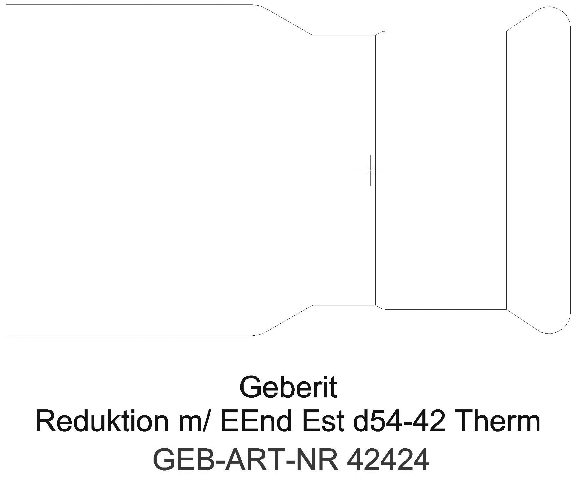 Geberit - GE Mapress Therm Reduktion mit Einschubende d42-35_42424_l