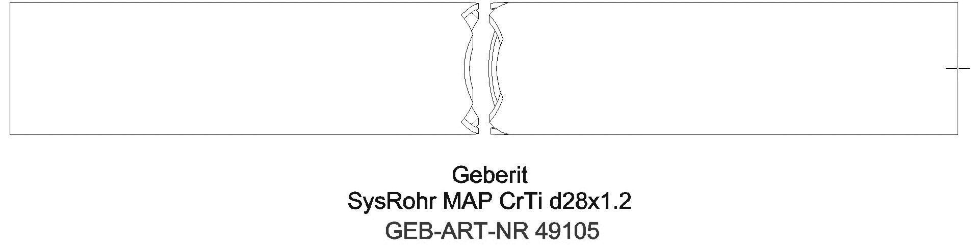 GE Mapress Therm Systemrohr CrTi d22x1,2 L:6m_49105_l