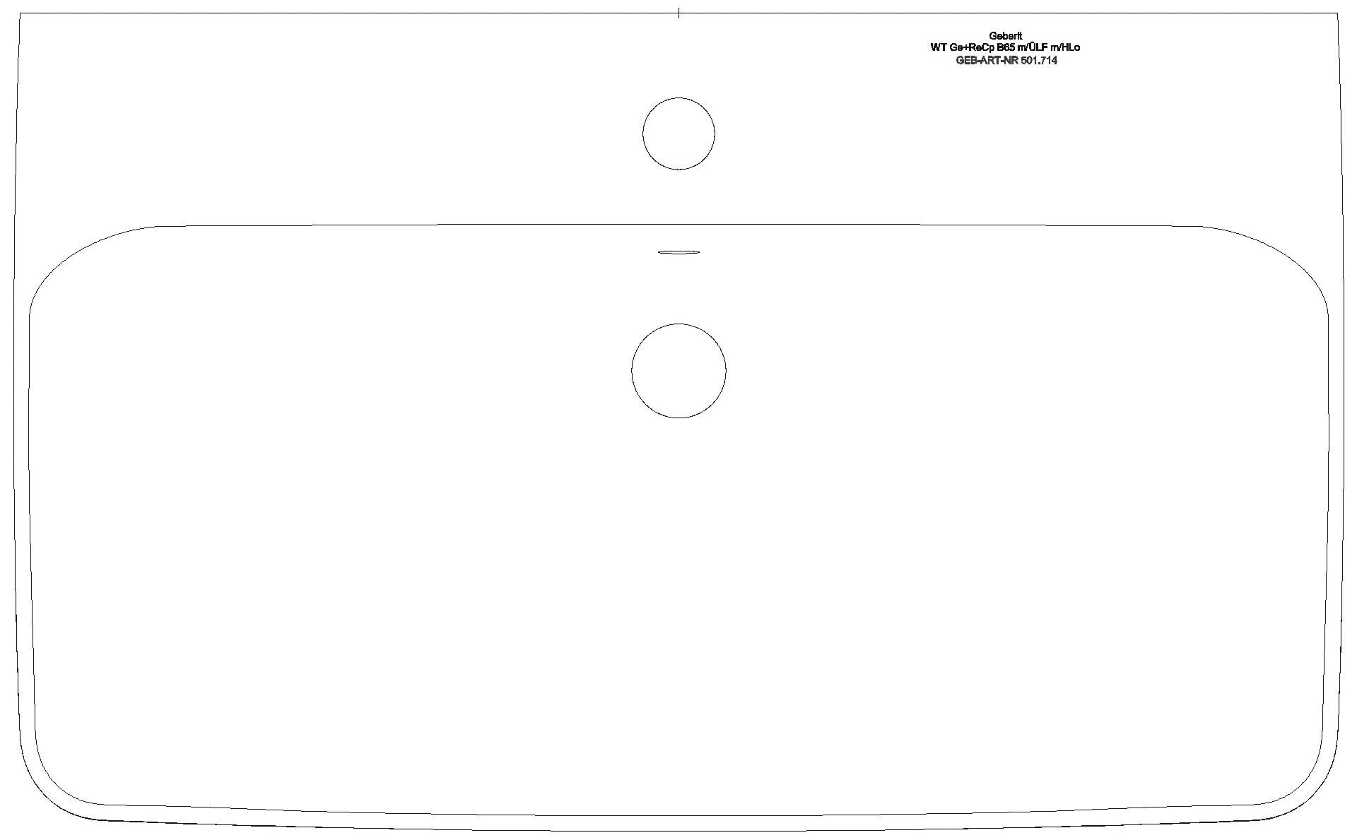 Renova Compact Waschtisch, 65x40cm m. Hl., m. Ül., weiß, KeraTect_501714008_g