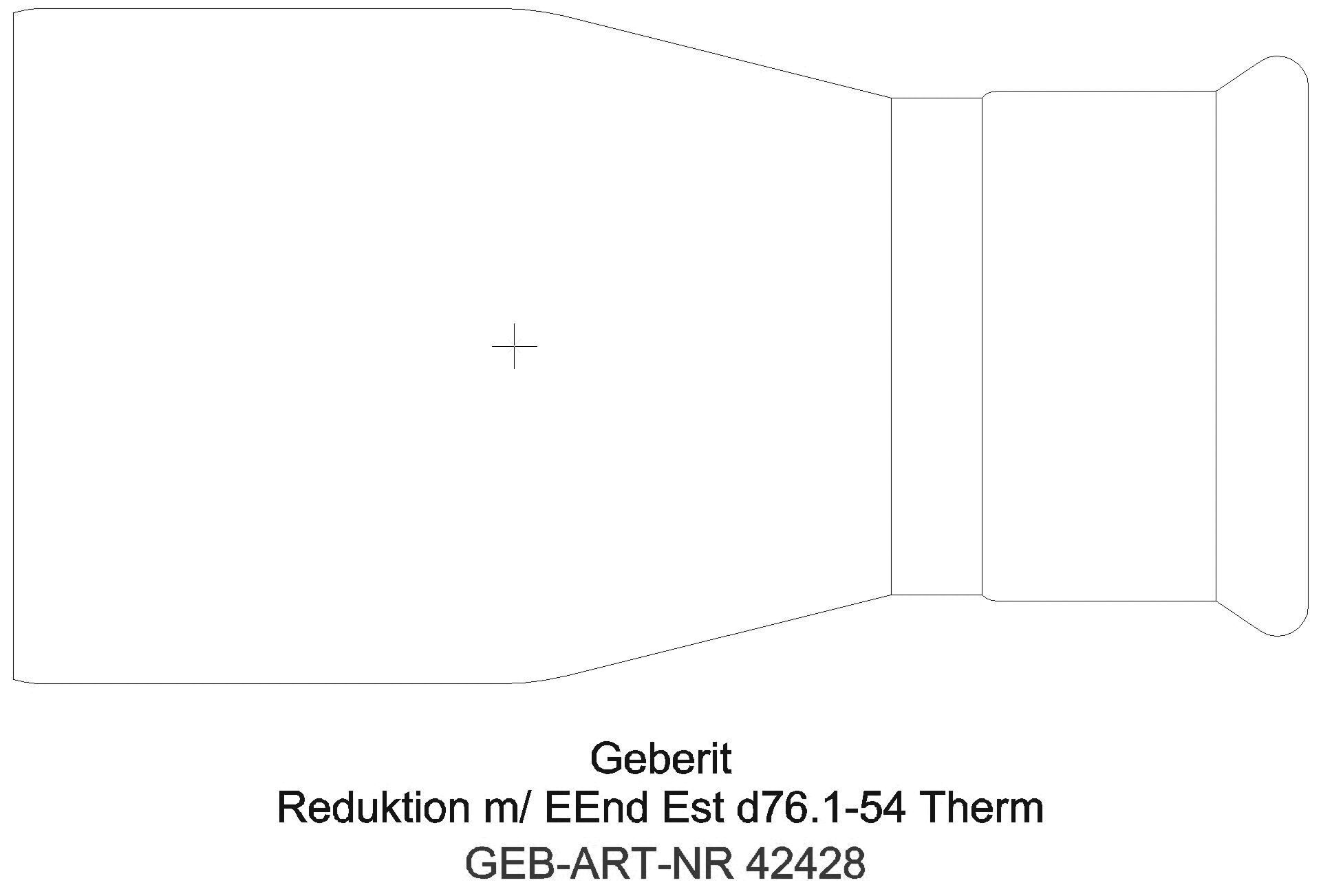 Geberit - GE Mapress Therm Reduktion mit Einschubende d54-42_42428_l