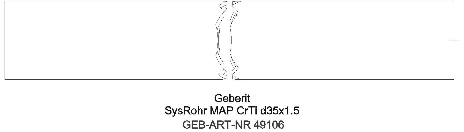 GE Mapress Therm Systemrohr CrTi d28x1,2 L:6m_49106_l