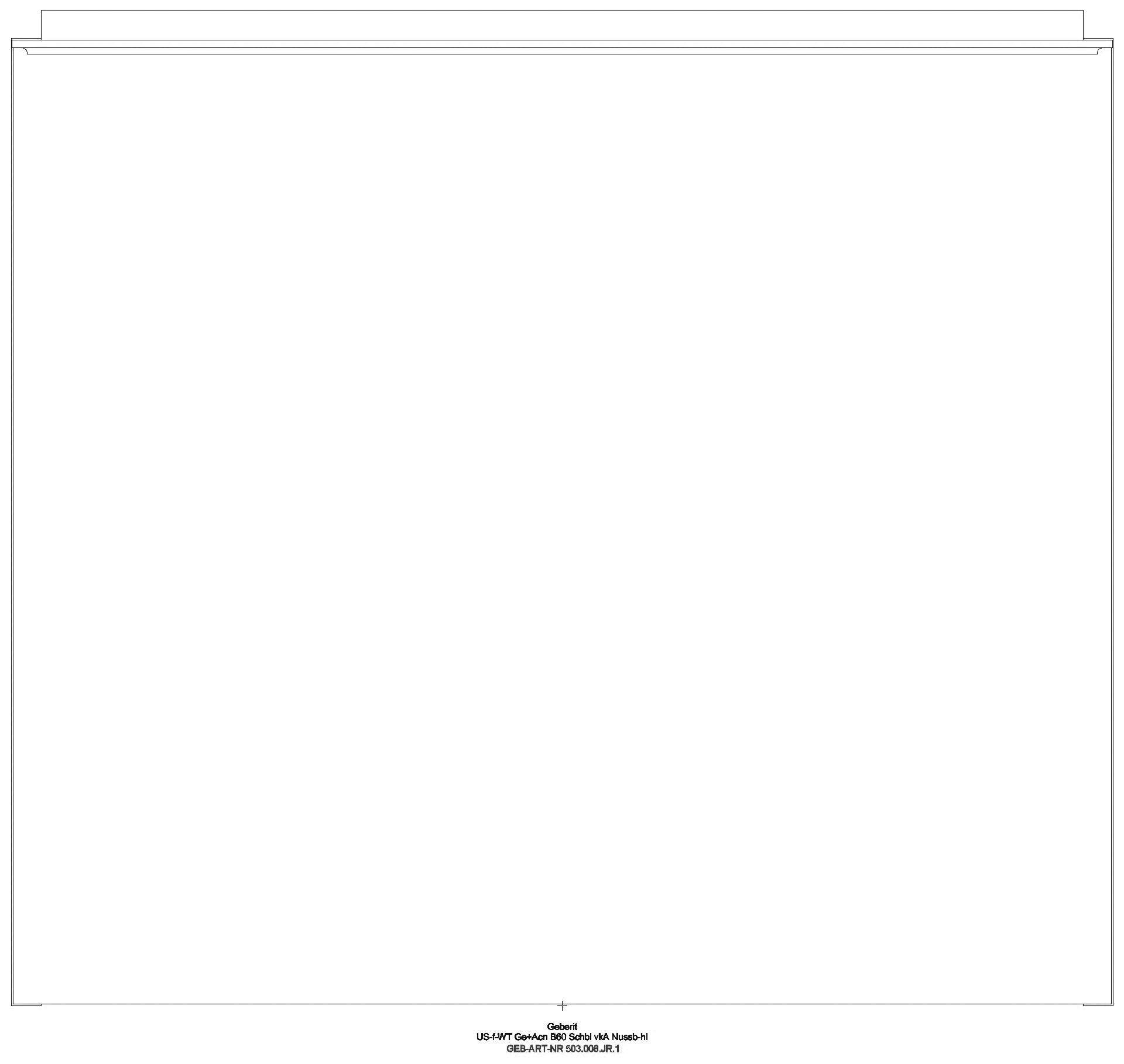 Acanto US für WT B:60cm, 1 Schubl. 1 i.Schubl., verk. Ausld., Nussbaum_ge2f_503008jr1_a