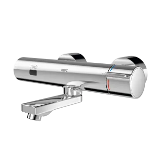 KWC Aquarotter - AR F5 Wandbatterie, elek., Thermostat, Schwenkauslauf