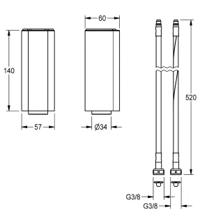 AR F5 Zubehör für Standarmatur KWC Aquarotter - AR F5 Zubehör für Standarmatur