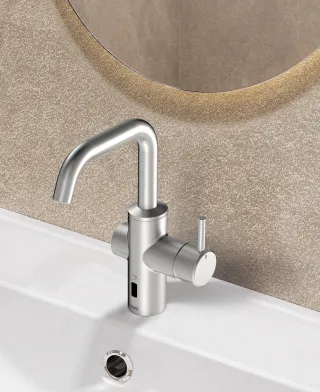 F5 Wascharmaturen: hydraulische, elektronische und Einhebelmischer-Armaturen F5 Wascharmaturen: hydraulische, elektronische und Einhebelmischer-Armaturen