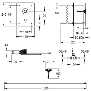 AR F5 Wascharmatur, elek., ohne Mischung, HWM KWC Aquarotter - AR F5 Wascharmatur, elek., ohne Mischung, HWM (GTIN: 7612982302435, HAN: 2030067882)