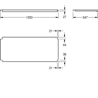 AR MAXIMA Ablage, Edelstahl KWC Aquarotter - AR MAXIMA Ablage, Edelstahl