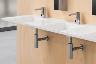 F5 Wascharmaturen: hydraulische, elektronische und Einhebelmischer-Armaturen F5 Wascharmaturen: hydraulische, elektronische und Einhebelmischer-Armaturen