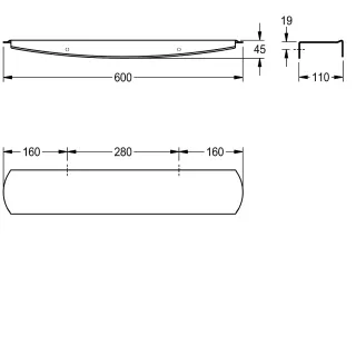 AR STRATOS Ablage, Edelstahl KWC Aquarotter - AR STRATOS Ablage, Edelstahl (GTIN: 7612210077371, HAN: 2000102701)