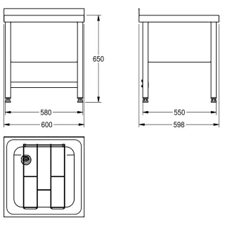 AR SIRIUS Standausguss, Edelstahl KWC Aquarotter - AR SIRIUS Standausguss, Edelstahl