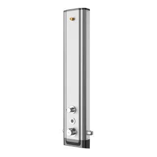 AR F5 Duschpaneel, elek., Thermostat, Edelstahl KWC Aquarotter - AR F5 Duschpaneel, elek., Thermostat, Edelstahl