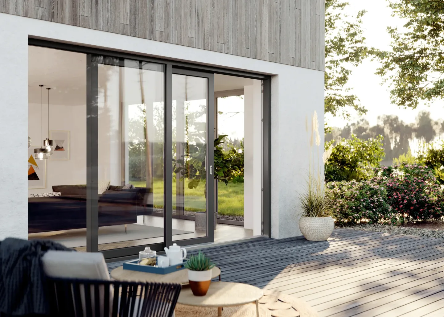 REHAU SYNEGO SLIDE Abstellschiebesysteme REHAU SYNEGO SLIDE Abstellschiebesysteme