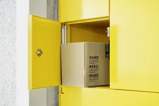 Depotboxen, Postverteilanlagen, Briefkastenanlagen mit Paketfächern Depotboxen, Postverteilanlagen, Briefkastenanlagen mit Paketfächern