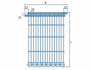 BEKA Kapillarrohrmatte Typ P.VS20