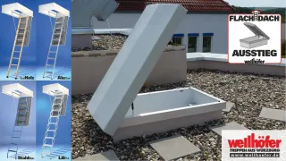 Flachdachausstiege von Wellhöfer