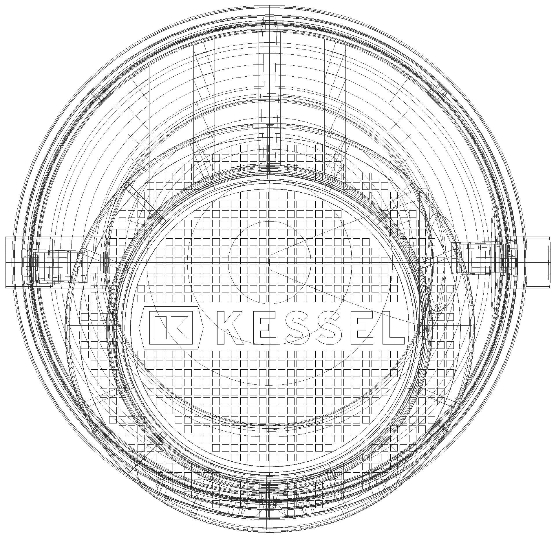 KESSEL-Probenahmeschacht LW 1000, DN 100, Klasse D (3D)