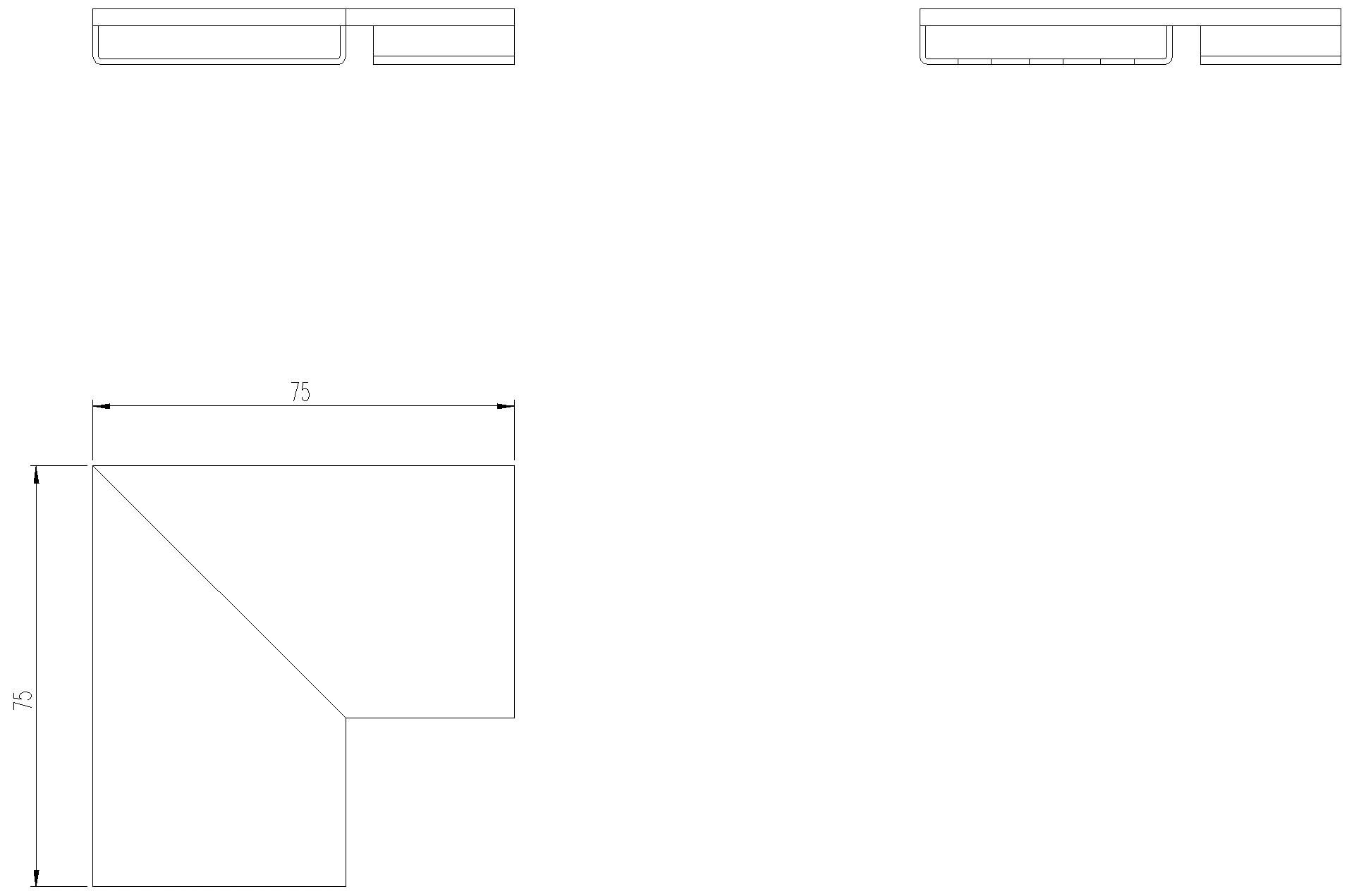 KESSEL-Verbindungsstück 90 Grad für Linearis Infinity, Black, gebürstet