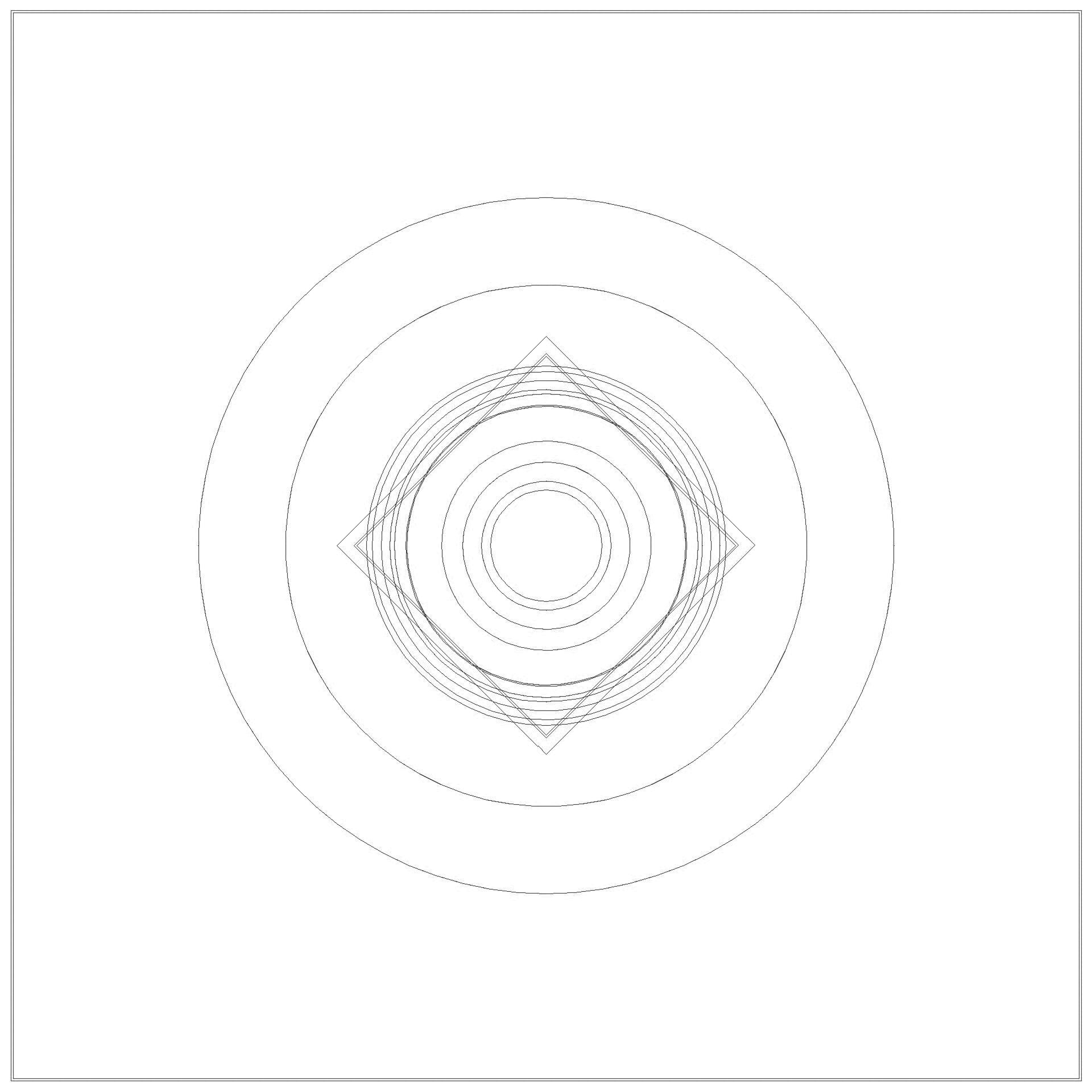 KESSEL-Objektablauf Ecoguss DN 50, senkr., Dünnbett., Designrost (3D)