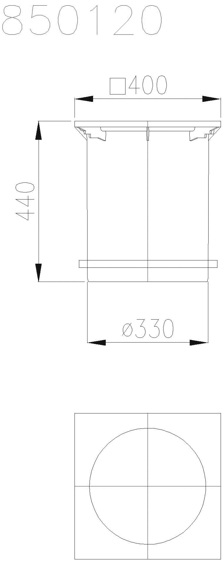 KESSEL-Aufsatzstück mit Klemmring, Klasse A/B