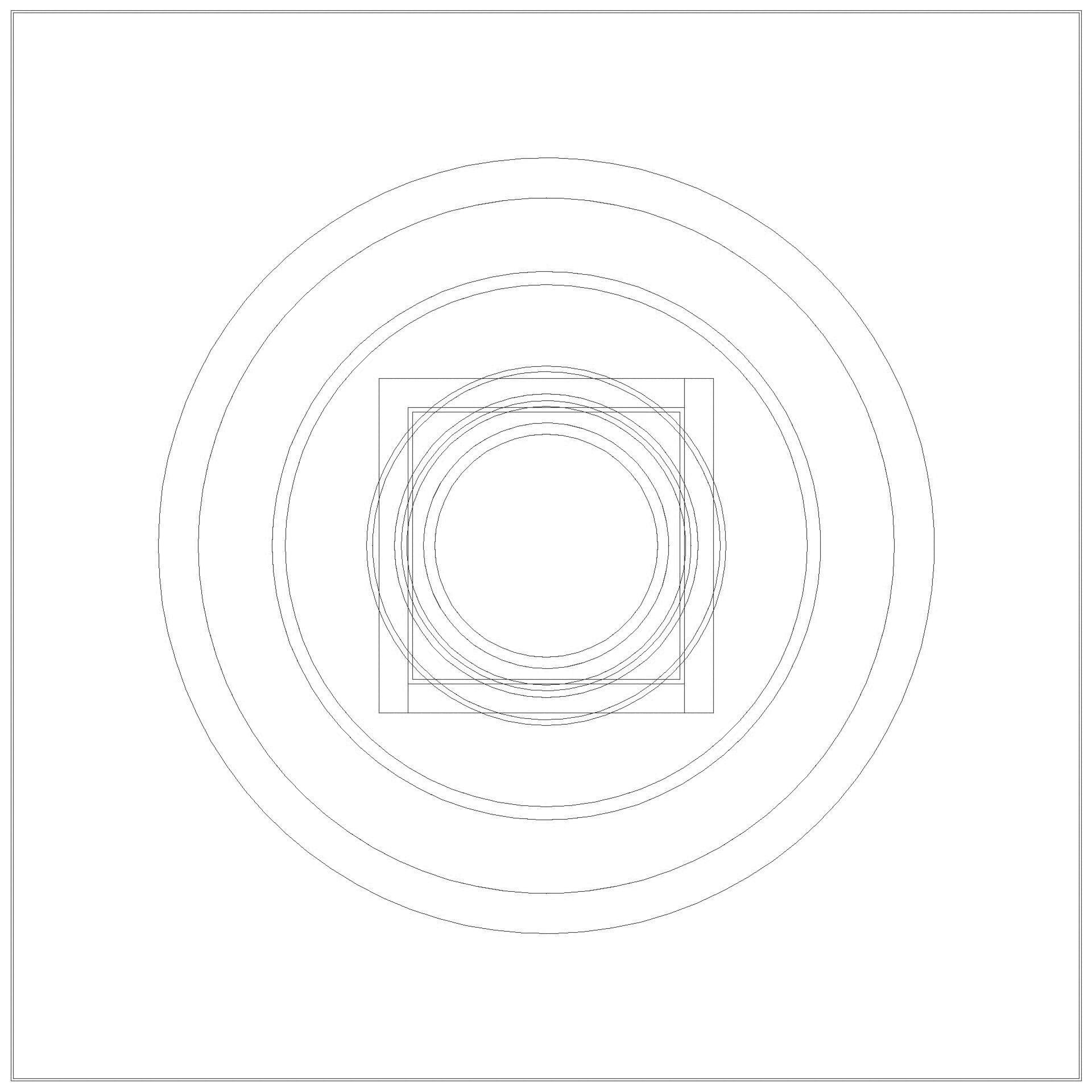 KESSEL-Bodenablauf Ecoguss Klebeflansch DN 100, senkr., Variofix, Schlitzrost (3D)