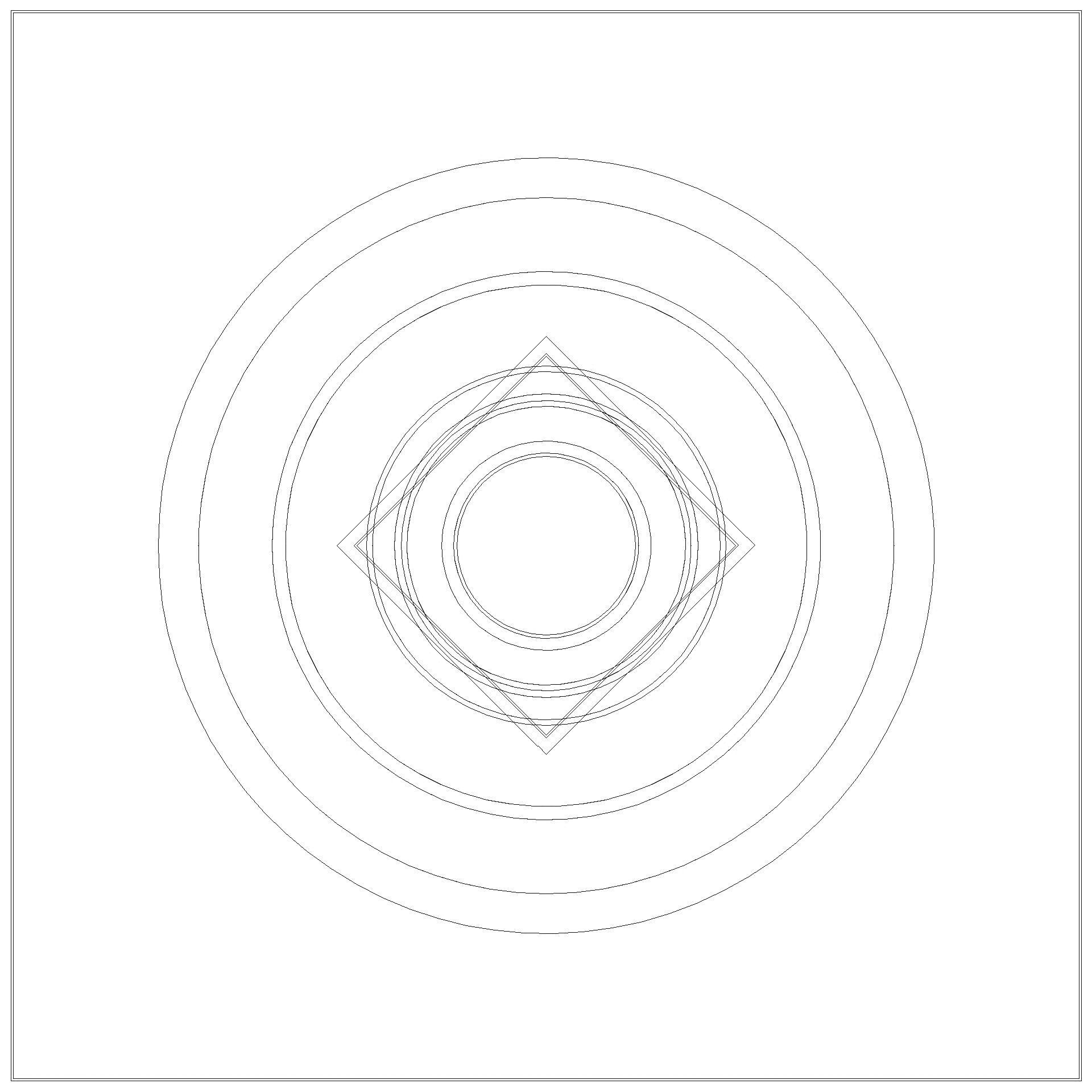 KESSEL-Objektablauf Ecoguss Klebeflansch DN 80, senkr., Dünnbett., Designrost (3D)