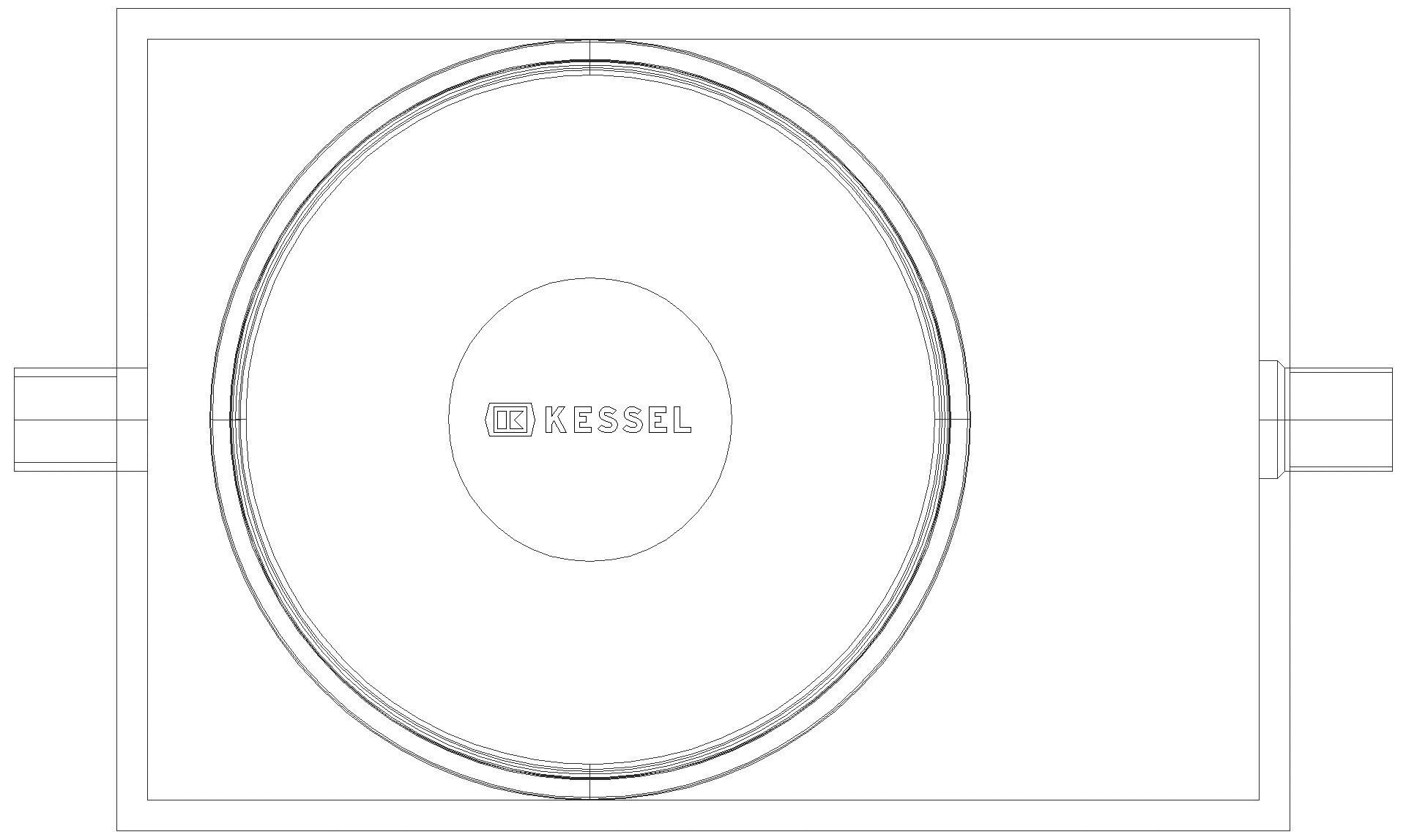 KESSEL-Sinkstoffabscheider EasySink free, NS 1 (3D)
